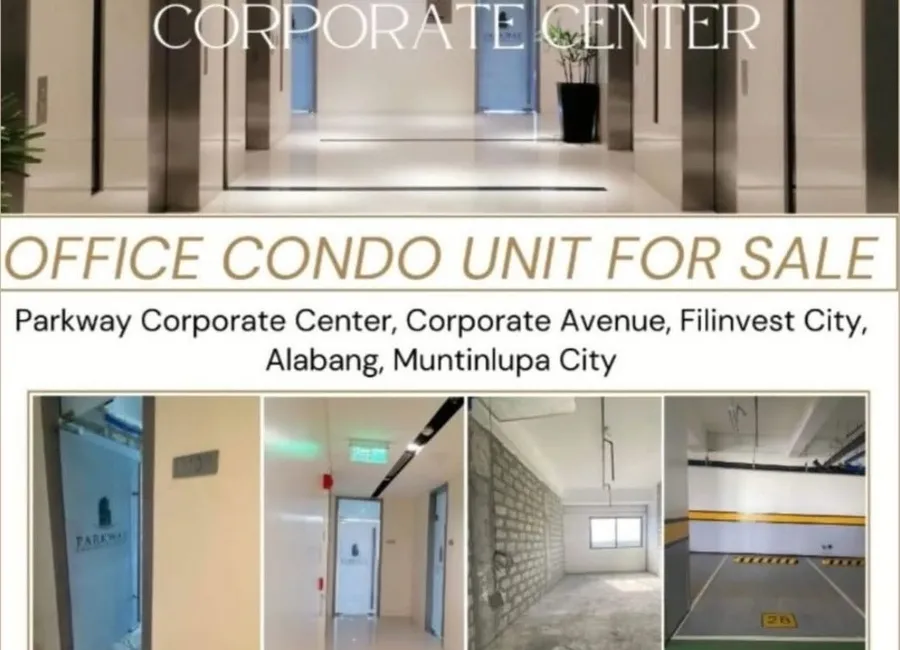 Rush SACRIFICE SALE BELOW MARKET VALUE BRAND NEW 36 sqm Office with Parking, Parkway Corporate Center, Alabang