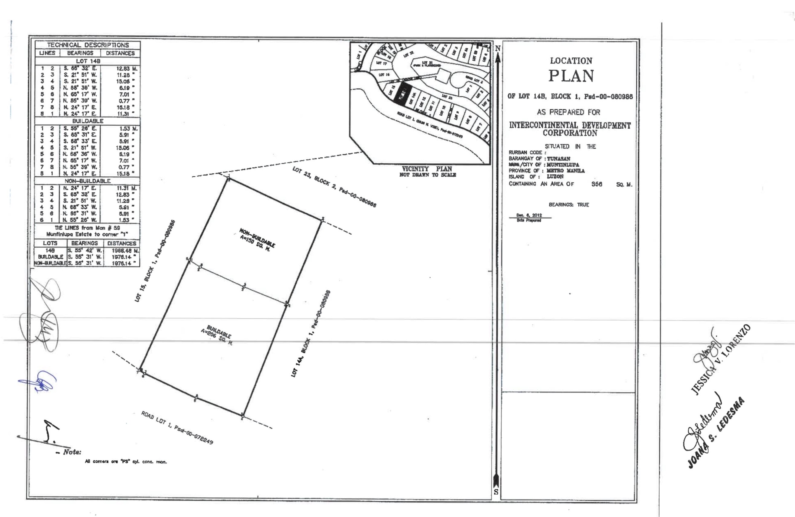 FOR SALE Brazilia Heights Residential Lot in MUNTINLUPA